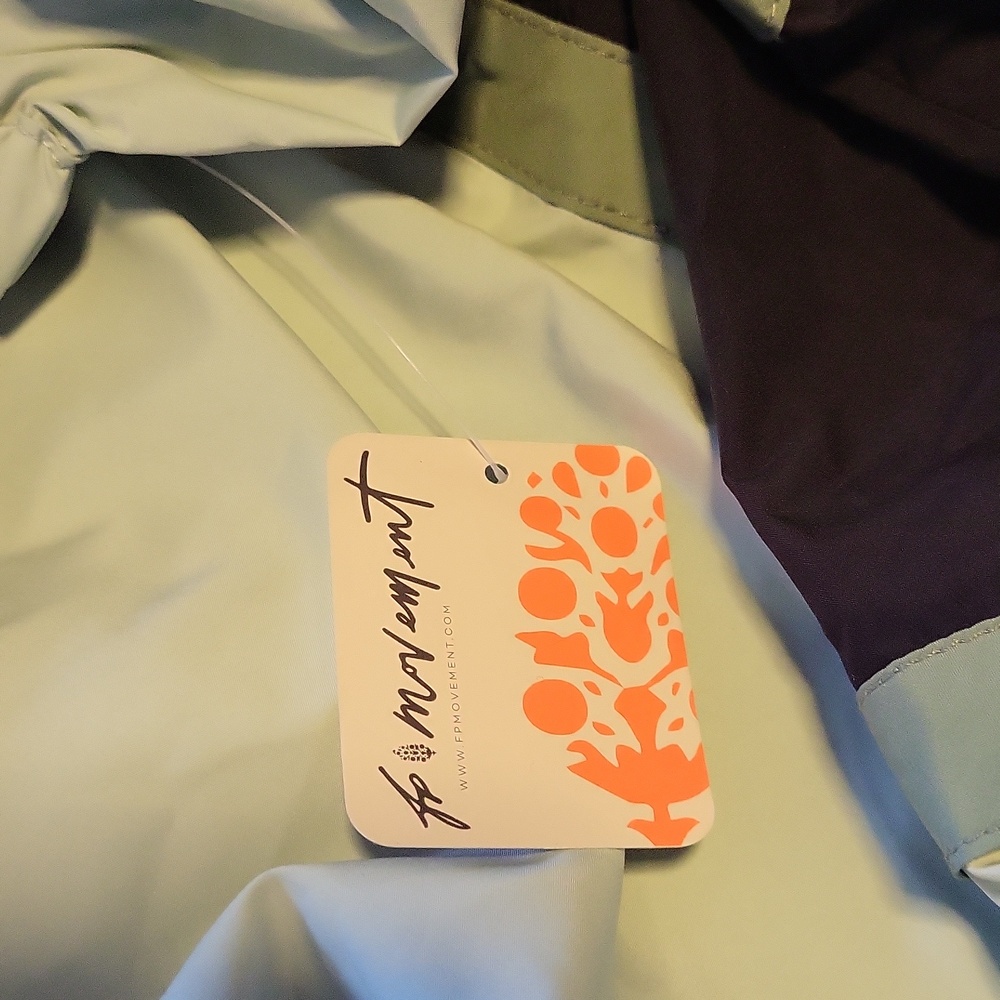 Free People Like The Wind Anorak In Cactus Green S NWT - Picture 12 of 14